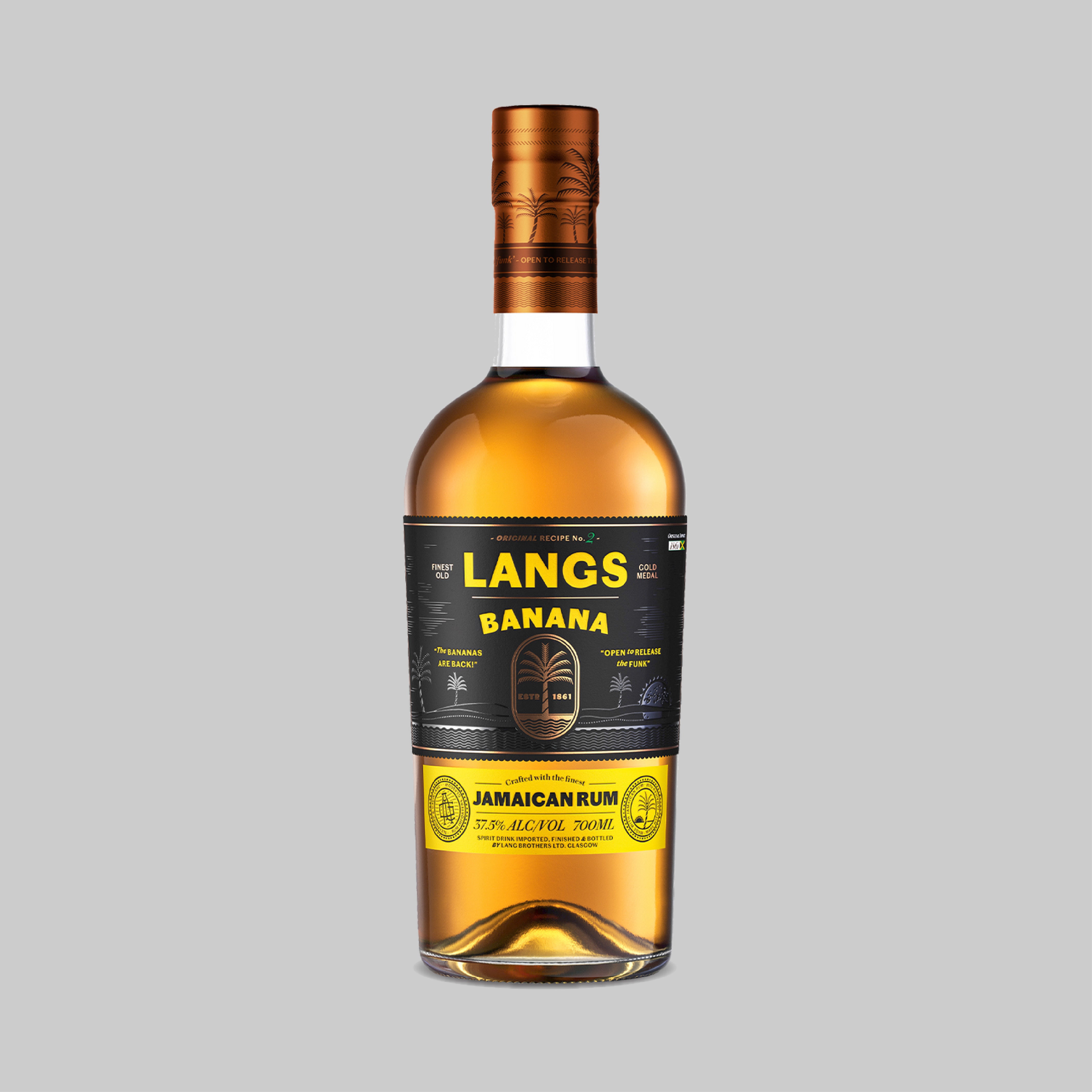 Langs Banana Jamaica Rum 700ml 37.5% | TIME2DRINK